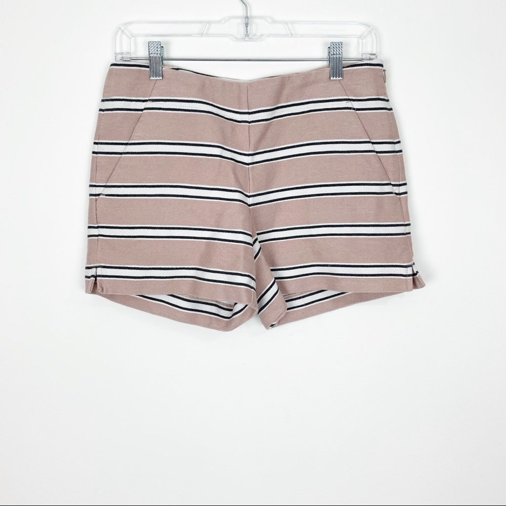 Ann Taylor LOFT Riviera Shorts Striped Size 0